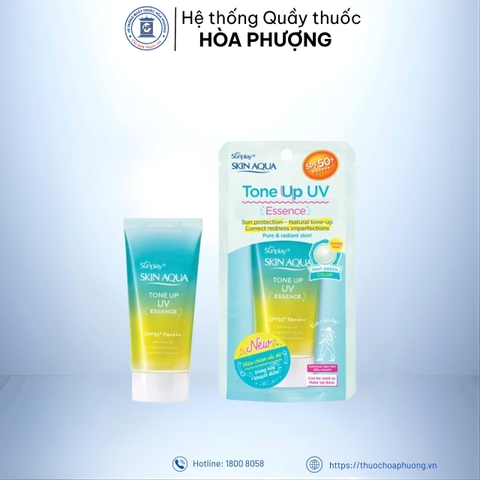 TINH CHẤT CHỐNG NẮNG HIỆU CHỈNH SẮC DA TONE UP UV ESSENCE MINT GREEN