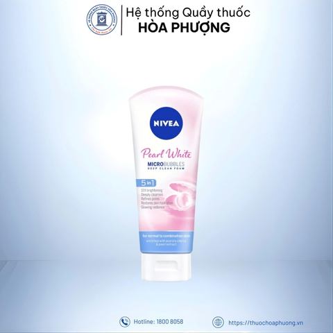 SRM NIVEA trắng da ngọc trai 100g