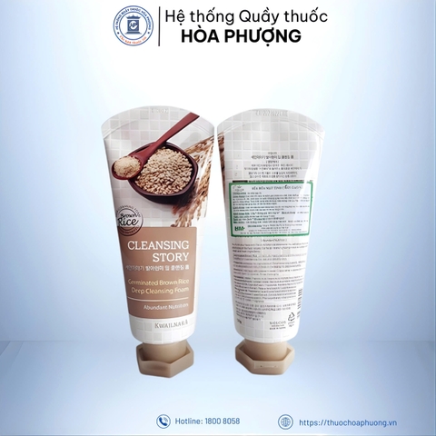 Sữa rửa mặt tinh chất gạo nâu WELCOS 120g