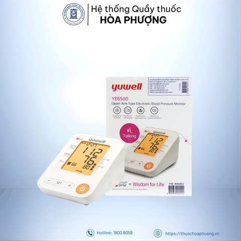 Máy đo HA Yuwell 650D có giọng nói