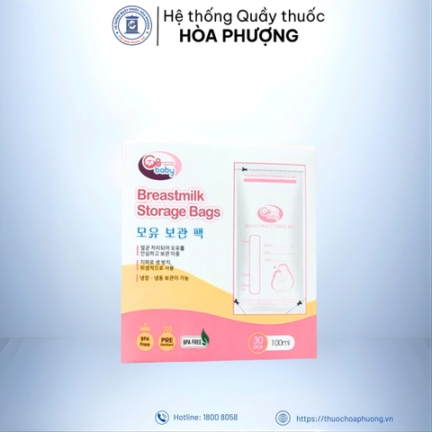 Túi trữ sữa GB- Baby 100ml (30 túi/ hộp)