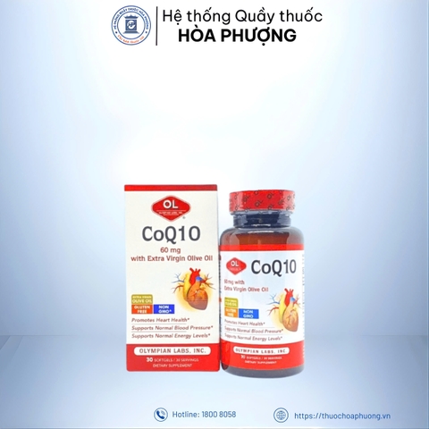 CoQ10 60mg Hỗ Trợ Sức Khỏe Tim Mạch