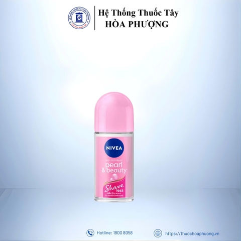 Lăn Khử Mùi NIVEA Pearl & Beauty Shave Less 25ml