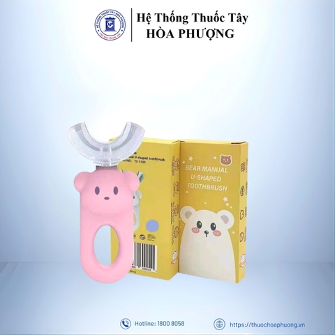 Bàn chải đánh răng chữ U GB-Baby (có nắp đậy)