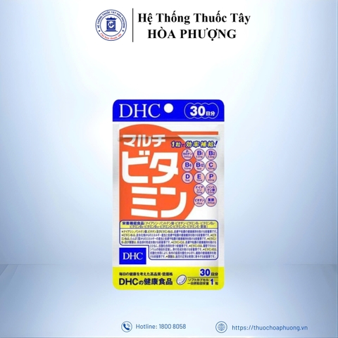 Viên uống DHC Multi Vitamins bổ sung các vitamin cho cơ thể, hỗ trợ bồi bổ sức khỏe (30 viên)