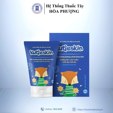 Kem dưỡng ẩm mềm da cho bé Kutieskin 30g