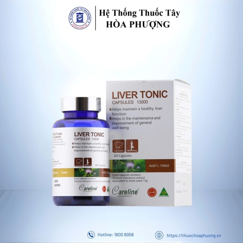 Liver tonic 60 viên- Viên nang bổ gan, duy trì và cải thiện chức năng gan