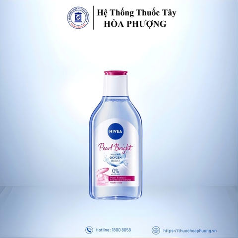 Nước Tẩy Trang Nivea Pearl White Tính Chất Ngọc Trai Sáng Da Dành Cho Da Thường Và Khô 400ml