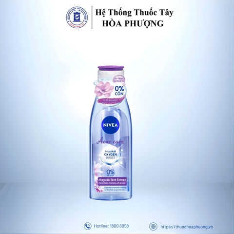 Nước Tẩy Trang NIVEA Acne Care Ngừa Mụn | Sạch Sâu (200 ml)