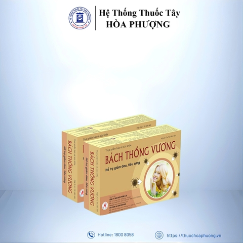 Bách Thống Vương hỗ trợ giảm đau, tiêu sưng hộp 30 viên