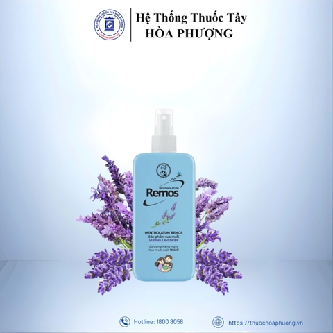 Xịt chống muỗi Remos hương Lavender 60ml