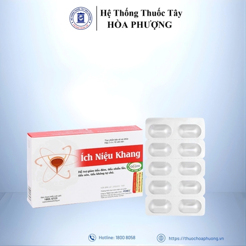Viên Uống Ích Niệu Khang 20 Viên – Hỗ Trợ Giảm Chứng Rối Loạn Tiểu Tiện