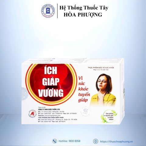 Ích Giáp Vương hộp 30 viên
