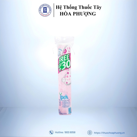 Bông tẩy trang hồng 150 miếng