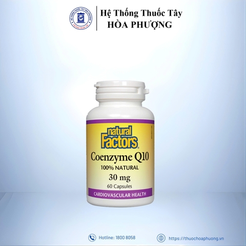 NATURAL FACTORS COENZYME Q10 LỌ 60 VIÊN