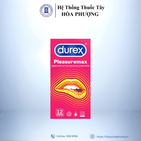 BCS Durex Pleasuremax hộp 12 cái