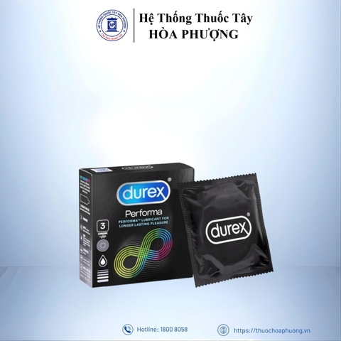 BCS Durex Performa hộp 3 cái