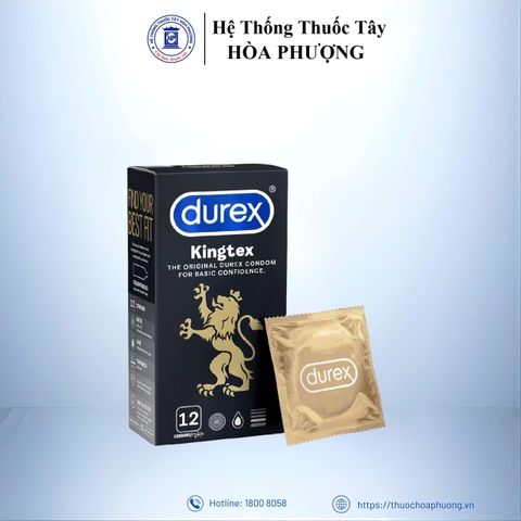 BCS Durex KingTex hộp 12 cái