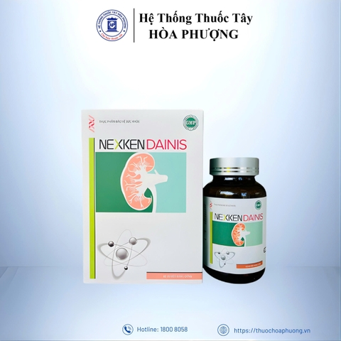 Nexken Dainis - Giúp giảm tình trạng tiểu nhiều về đêm, tiểu dắt, tiểu khó, tiểu không tự chủ