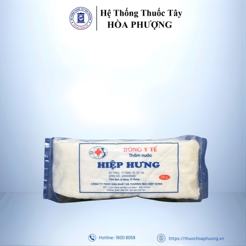 Bông y tế thấm nước Hiệp Hưng 50g