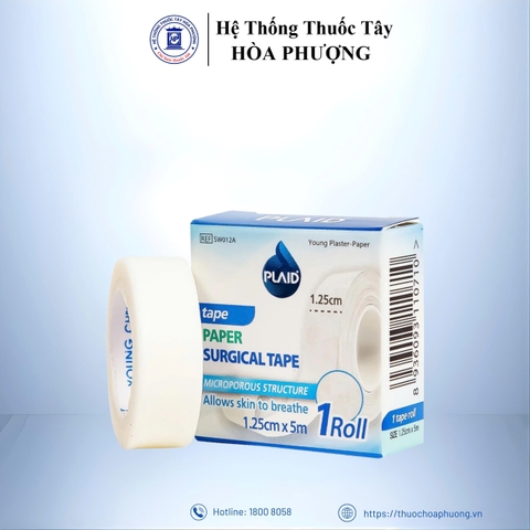 Băng keo cuộn giấy YOUNG Plaster 1.25cm*5m