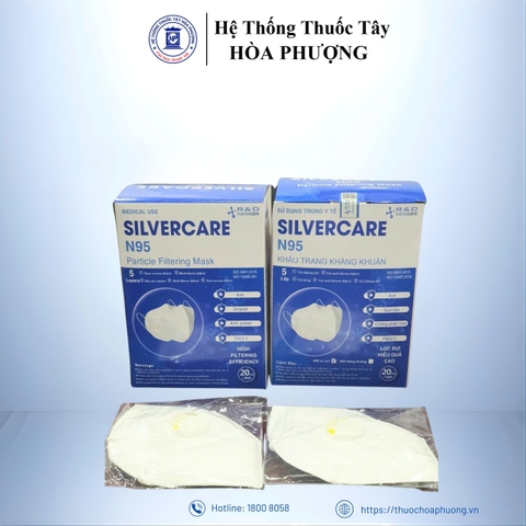 khẩu trang N95 SILVERCARE có van