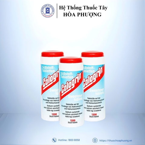 Đường viên Cologrin Sweetener dành cho người mắc bệnh tiểu đường lọ 1200 viên