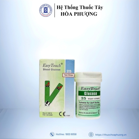 EASYTOUCH 25 QUE - THỬ TIỂU ĐƯỜNG