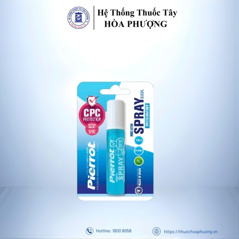 Nước xịt thơm miệng, diệt khuẩn PIEROT 10ml- Tây Ban Nha