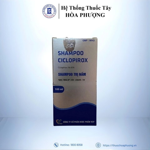 Shampoo ciclopirox 1%