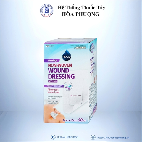 PLAID Băng gạc vô trùng 6cm*10 cm
