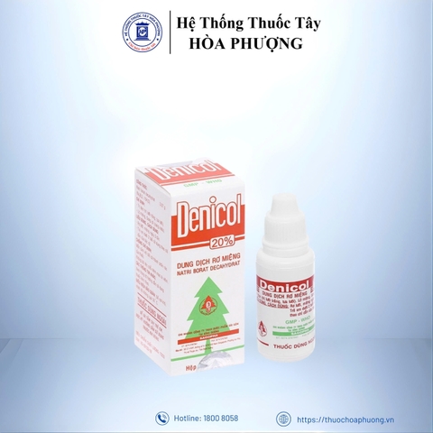 Dung dịch rơ miệng Denicol 20%