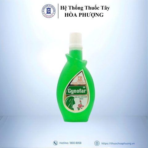 Dung dịch vệ sinh phụ nữ Gynofar 250ml