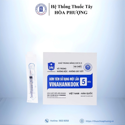 Bơm tiêm 5ml/cc