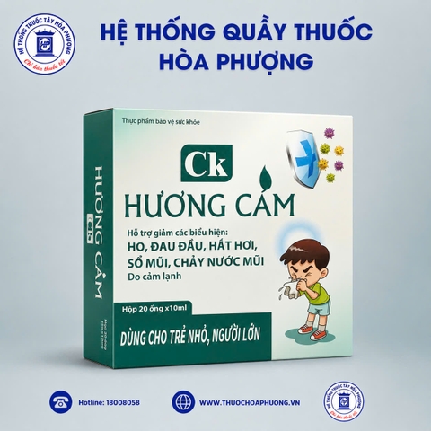 Siro CK Hương Cam Hộp 20 ống x 10ml