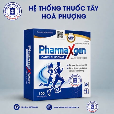 PharmaXgen hộp 10 vỉ x 100 viên nang mềm