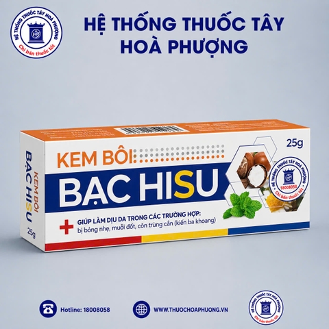 Kem bôi BẠC HISU 25g