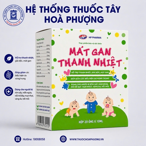Mát gan Thanh Nhiệt- HP Pharma