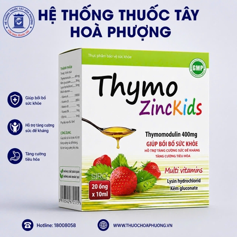 Thymo ZinCKids hộp 20 ống x 10ml
