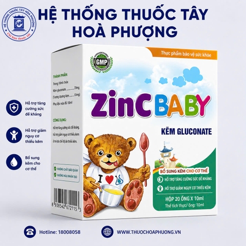 Zinc Baby hộp 20 ống