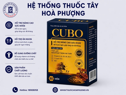 CUBO Hộp 6 vỉ X 10 viên