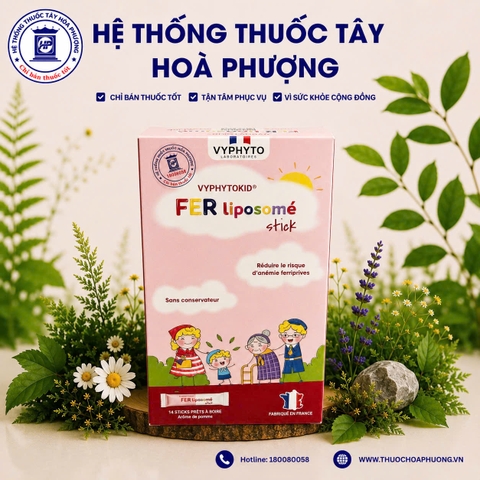VYPHYTOKID FERliposome Hộp 14 gói