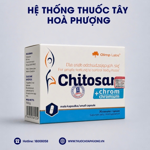 Chitosan OLimp Labs HỘP 30 VIÊN - Viên uống hỗ trợ giảm cân