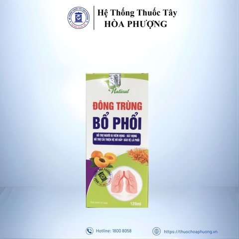 Đông trùng bổ phổi 120ml