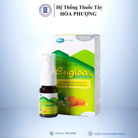 Xịt họng thảo dược Eugica