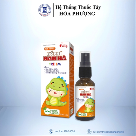 Xịt họng Bổ phế Nam Hà trẻ em