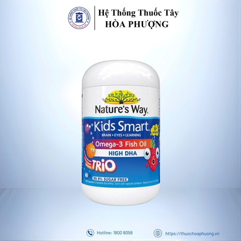 Nature's Way Omega-3 Fish Oil Trio - Bổ sung Omega 3 cho bé