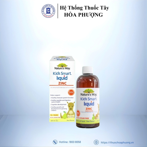 Nature's Way Kids Smart Liquid Zinc - Bổ sung kẽm cho trẻ