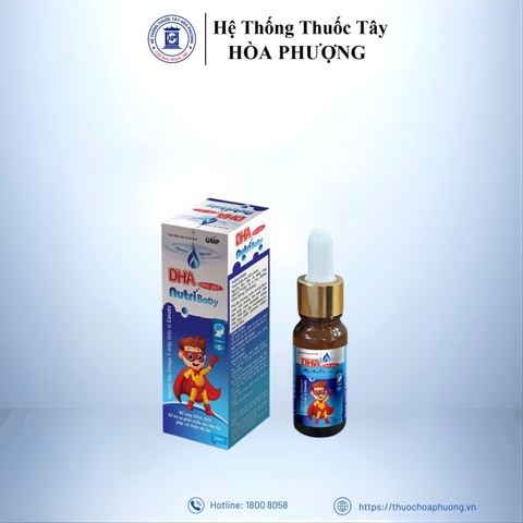 Thực phẩm bảo vệ sức khỏe DHA NHỎ GIỌT NUTRIBABY
