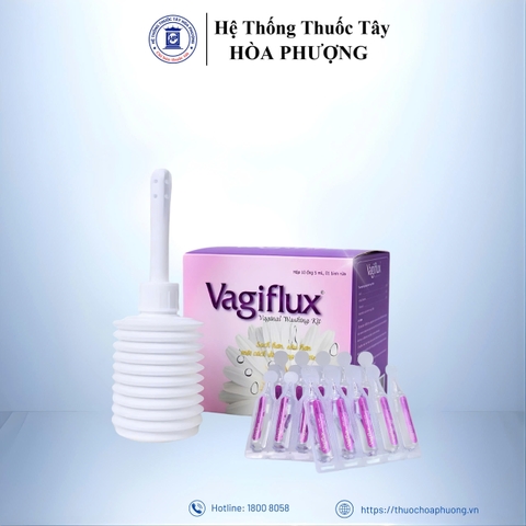 VAGIFLUX - BỘ BÌNH VỆ SINH PHỤ NỮ TIỆN DỤNG, SẠCH SÂU LOẠI BỎ VI KHUẨN NẤM, DỊCH NHẦY